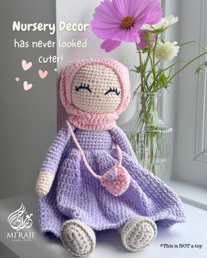 Handmade Hijabi Doll (Nursery Decor)