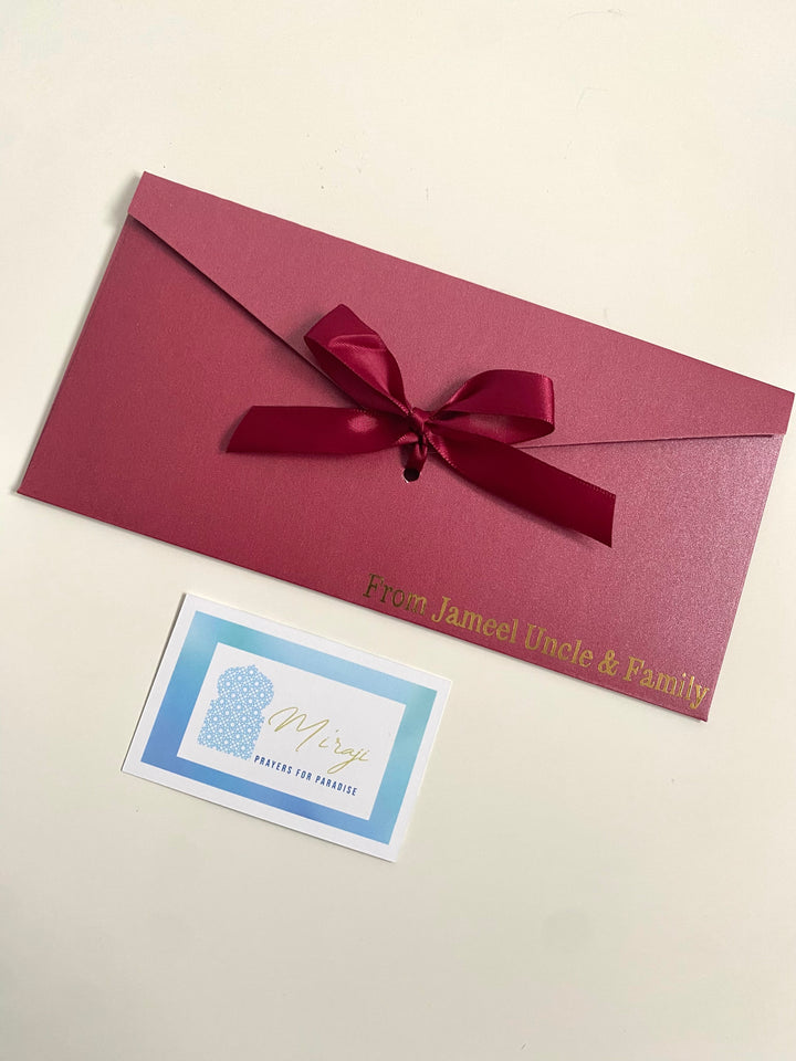 Personalised Money Envelopes