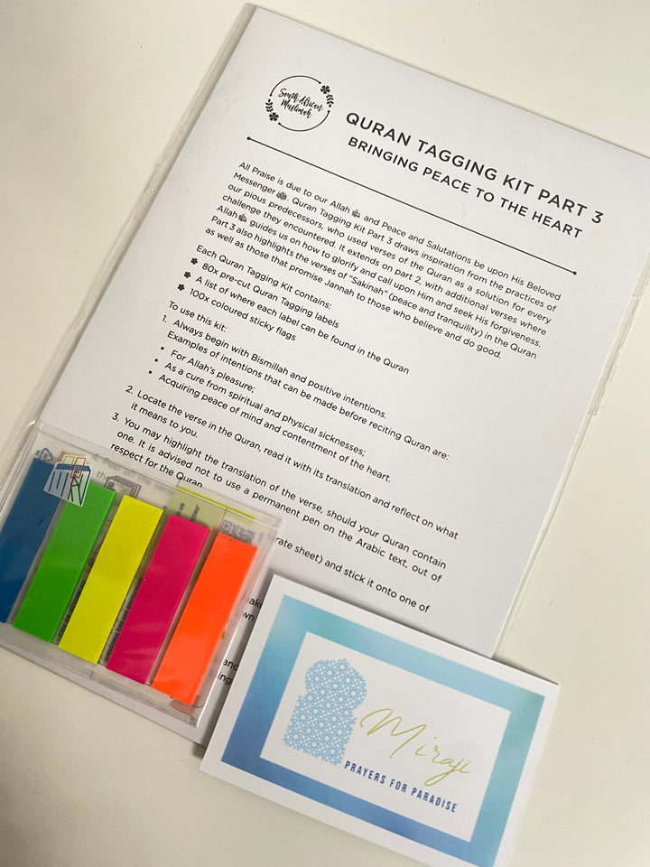 Qur'an Tagging Kit (Part 1, 2 & 3) by South African Muslimah