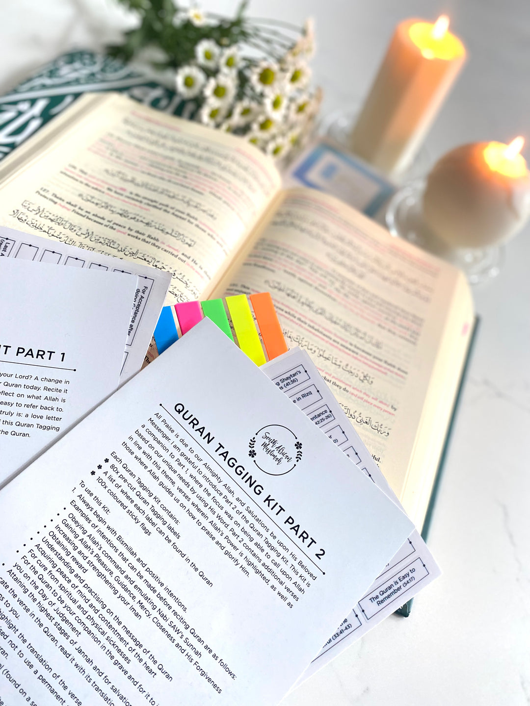 Qur'an Tagging Kit (Part 1, 2 & 3) by South African Muslimah